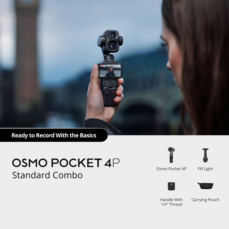 DJI Osmo Pocket 4P (Standard Combo)
