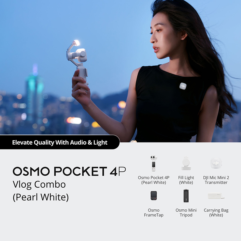 DJI Osmo Pocket 4P (Vlog Combo)