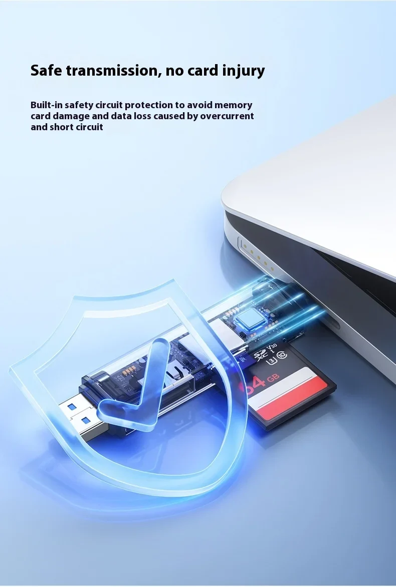 Đầu Đọc Thẻ Nhớ Máy Ảnh Ulanzi CR1 3 trong 1 Thẻ SD/ TF/ USB/ Type-C