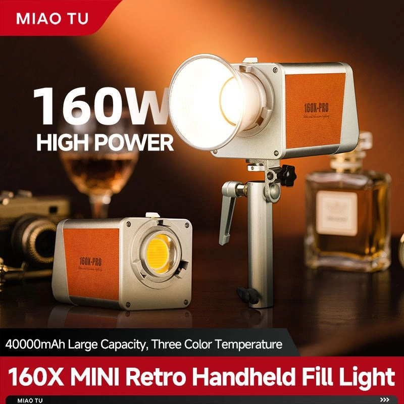 Đèn LED MIAOTU 160W – Pin 20000mAh, CRI ≥97, nhiệt độ màu 2700-6500K