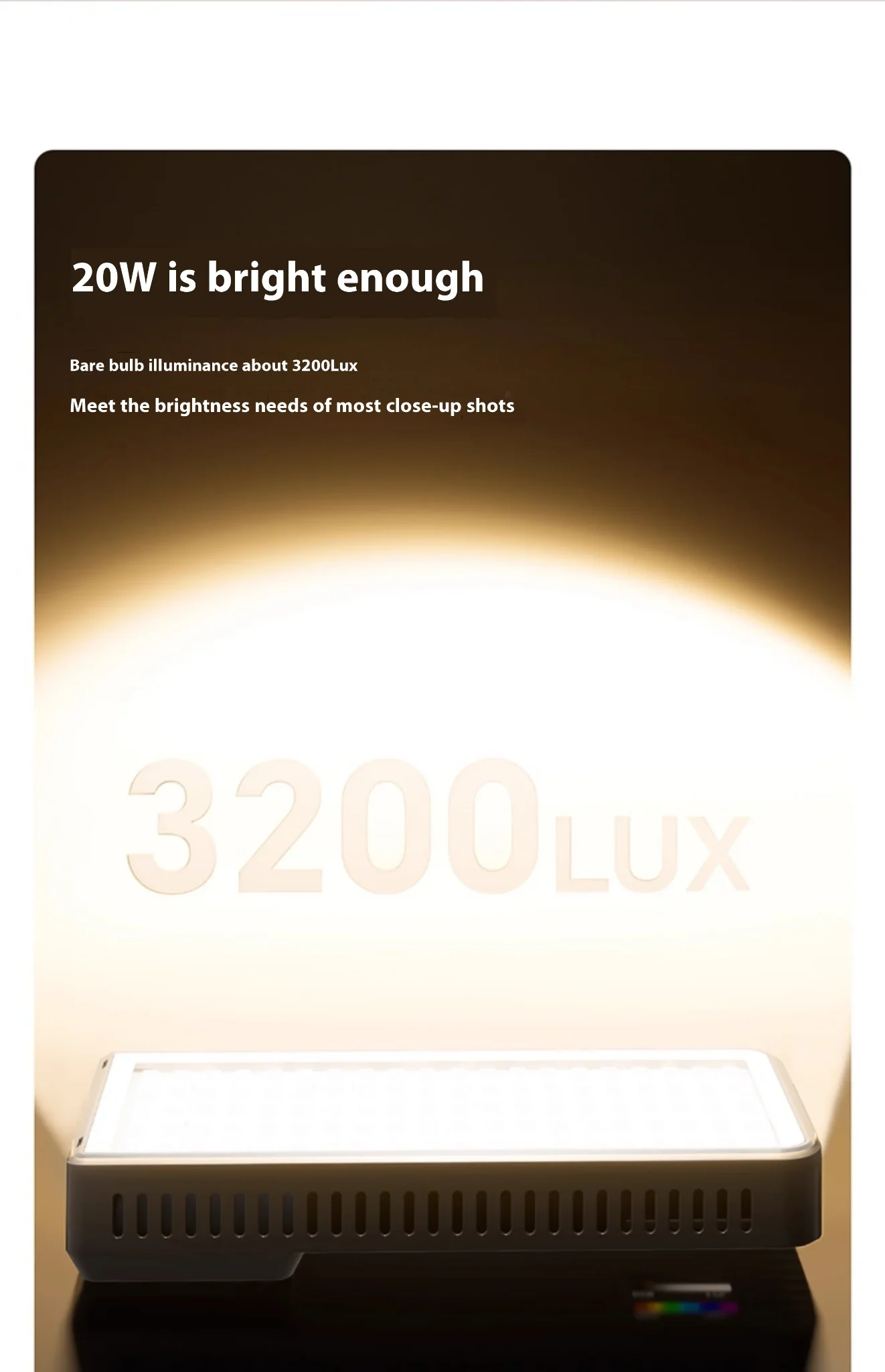 Đèn LED Ulanzi K20RGB 20W Cầm Tay Nhiều Màu CRI 96
