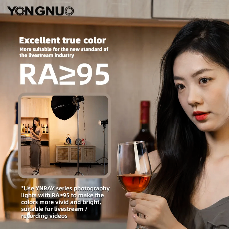 Đèn LED YONGNUO LUX 200 3200 - 5600K 200W, Combo - Chính hãng