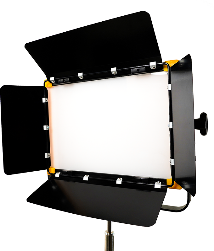Đèn Led Quay Phim Chuyên Nghiệp Proton DL1200B 120w 3200-5600K kèm cánh Barndoor