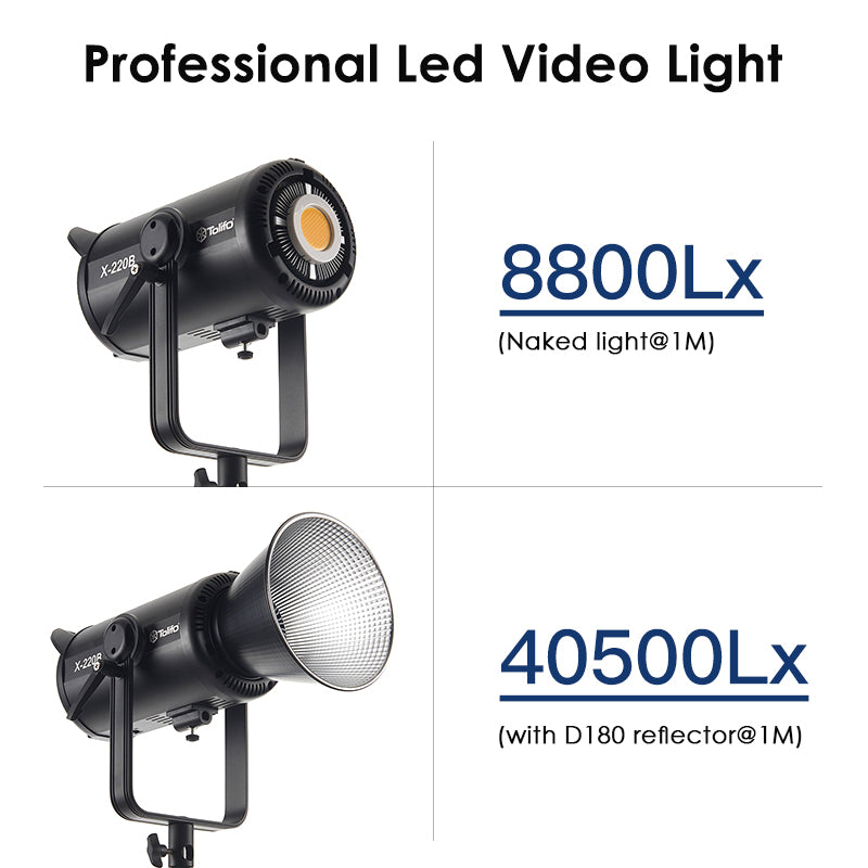 Đèn Led Tolifo X-220B Pro 2700K-6500K