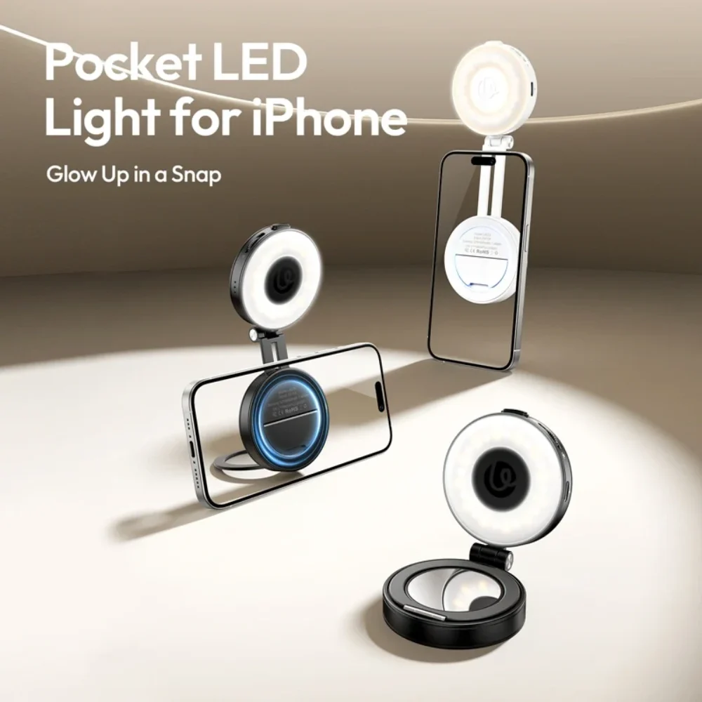 Đèn Selfie Magnetic Ulanzi LM23 Hỗ Trợ Chụp Hình, Quay Phim Chính Hãng