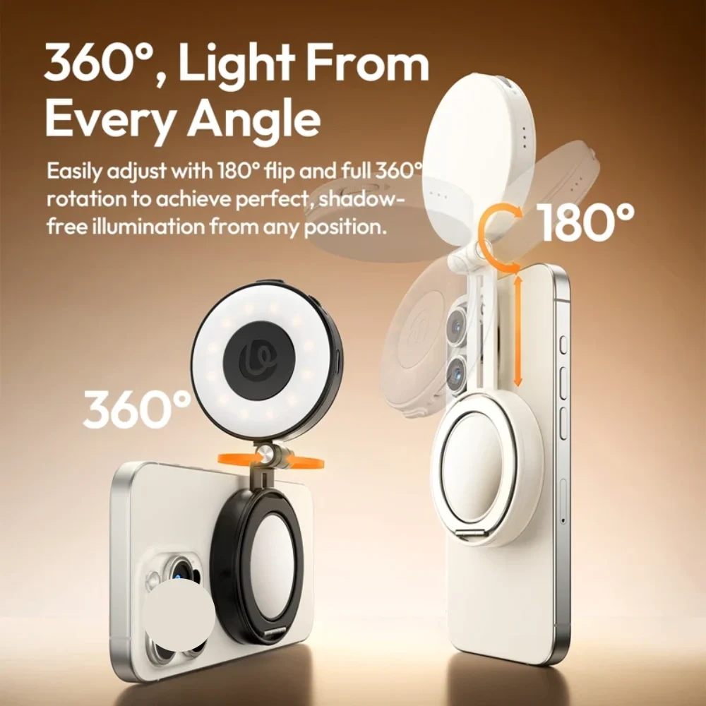 Đèn Selfie Magnetic Ulanzi LM23 Hỗ Trợ Chụp Hình, Quay Phim Chính Hãng