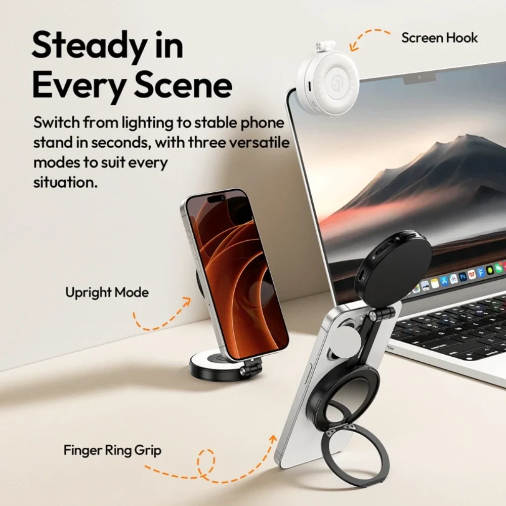 Đèn Selfie Magnetic Ulanzi LM23 Hỗ Trợ Chụp Hình, Quay Phim Chính Hãng