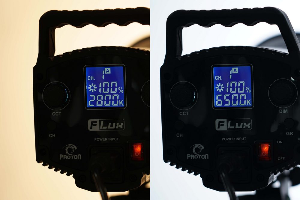 Đèn led Proton Flux 100B Bi Color 2800K-6500K