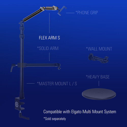 Elgato Solid Arm for Multi Mount System- 10AAG9901
