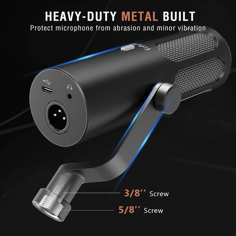 FIFINE AmpliTank Tank3 USB/XLR Dynamic Microphone