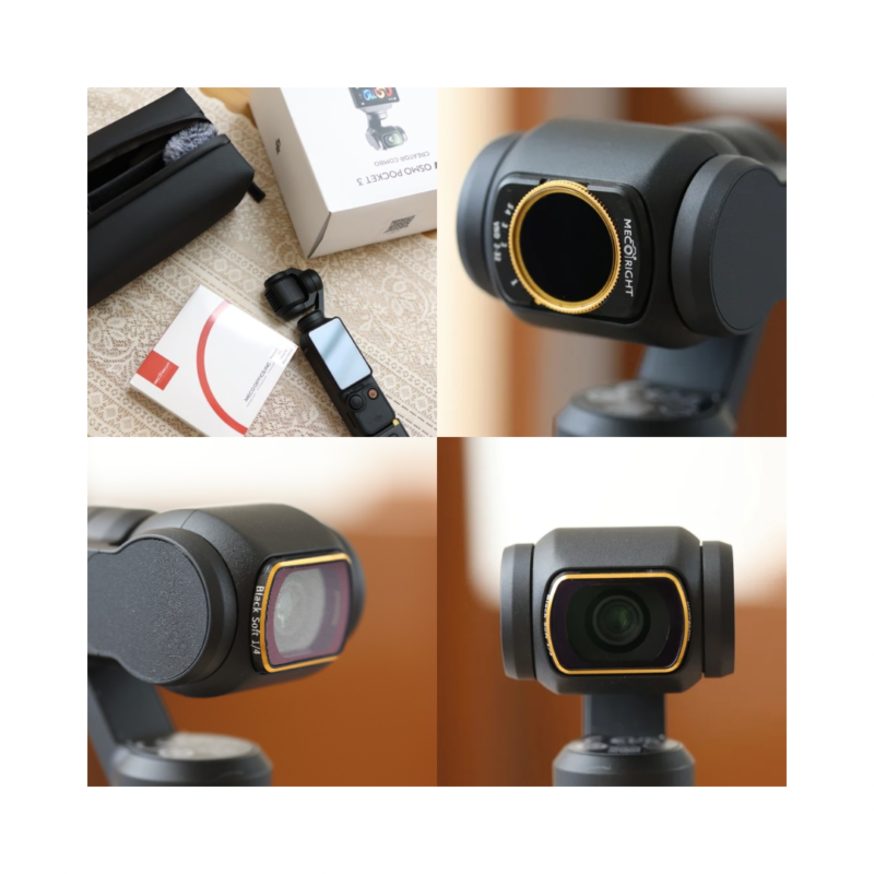Filter DJI Osmo Pocket 3/ Pocket 4 – MECO Optics – Bộ 3 Kính Lọc Cinematic Chuyên Nghiệp