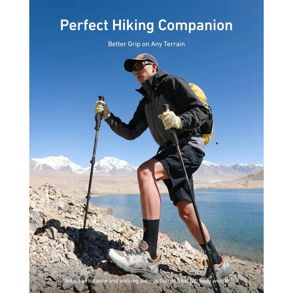 Gậy selfie kiêm Tripod TELESIN TrekShot Selfie Stick, 3-in-1 Hiking Stick Pole Chính Hãng