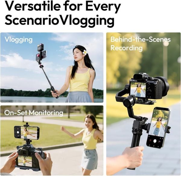 Giá Đỡ Điện Thoại Ulanzi MA61 Chất Liệu Kim Loại Bền Bỉ, Xoay 360°