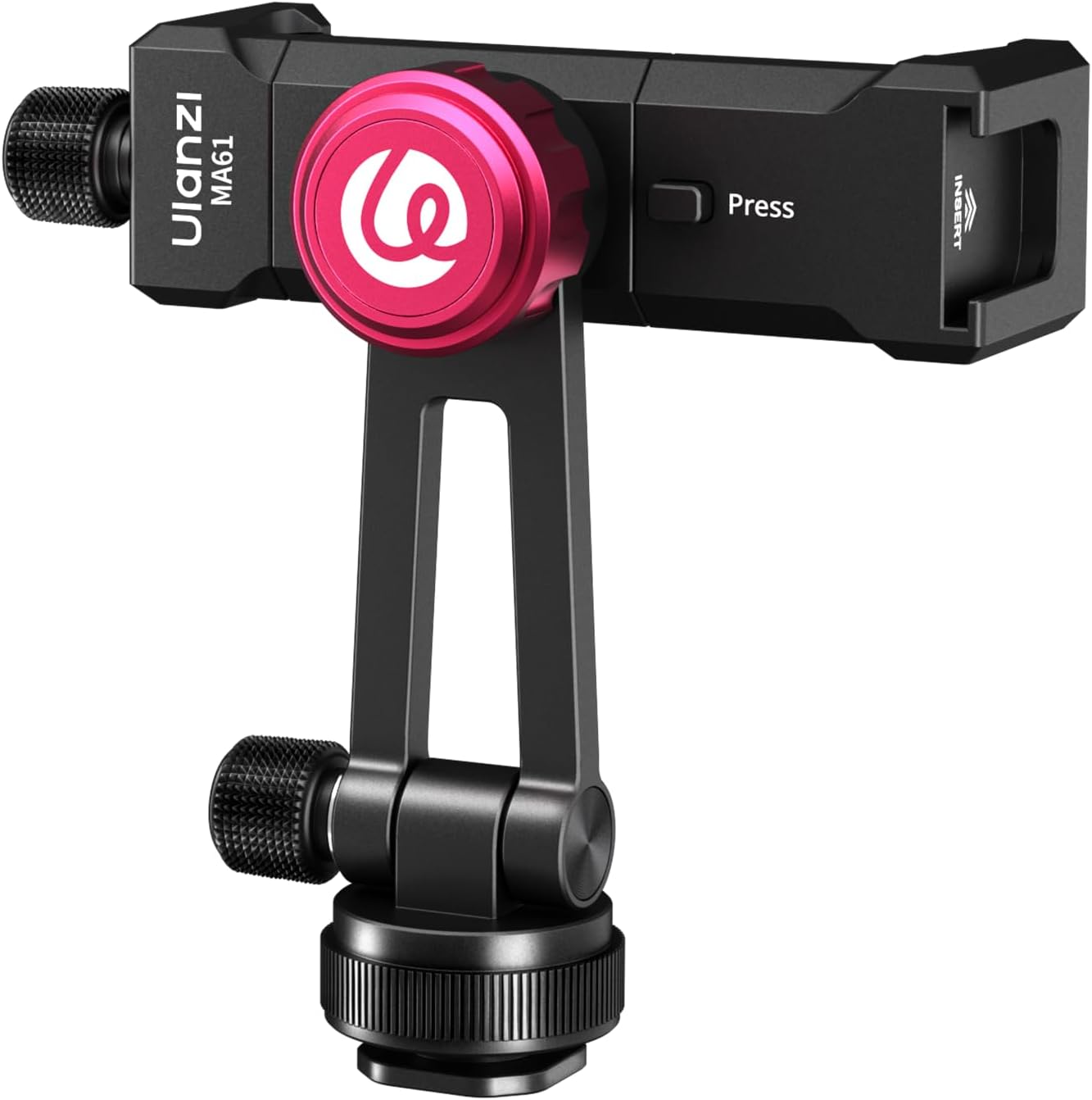 Giá Đỡ Điện Thoại Ulanzi MA61 Chất Liệu Kim Loại Bền Bỉ, Xoay 360°