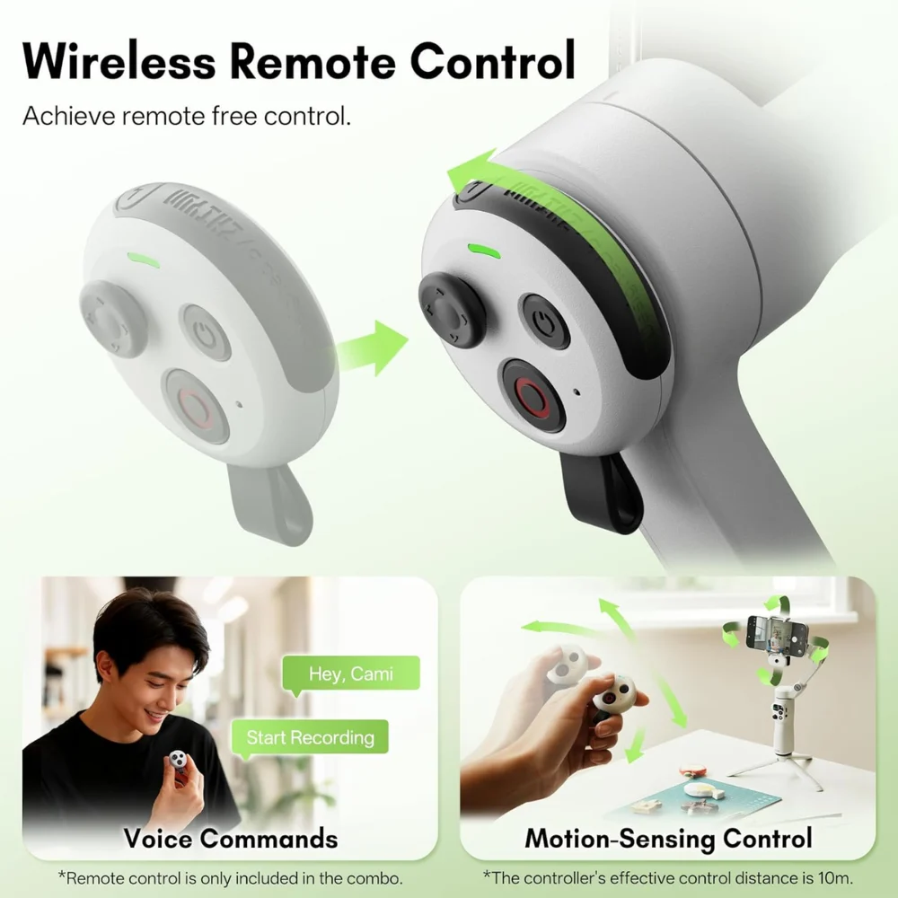 Gimbal Điện Thoại Zhiyun Smooth Q5 Theo Dõi AI Thông Minh, Điều Khiển Bằng Giọng Nói, Cử Chỉ Chính Hãng