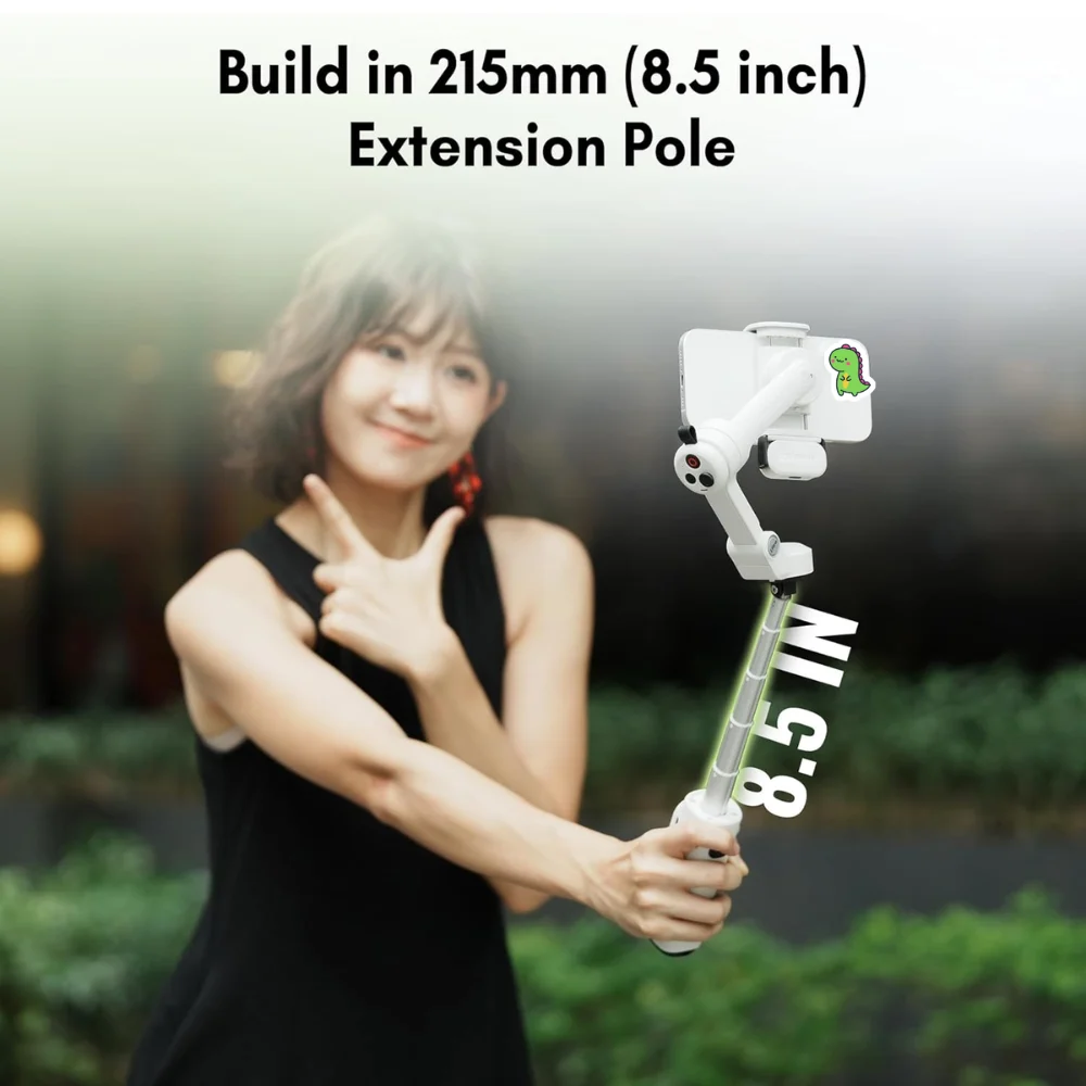 Gimbal Điện Thoại Zhiyun Smooth Q5 Theo Dõi AI Thông Minh, Điều Khiển Bằng Giọng Nói, Cử Chỉ Chính Hãng