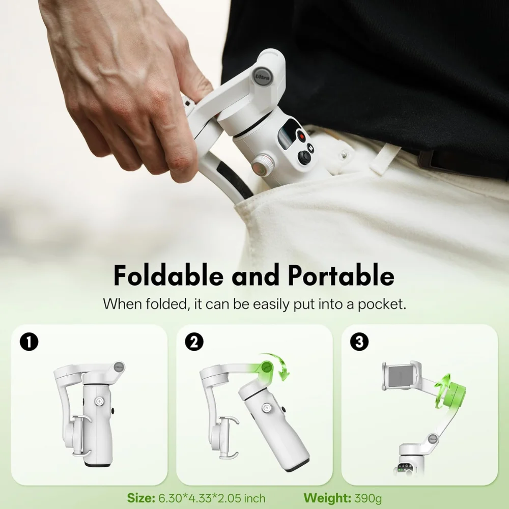 Gimbal Điện Thoại Zhiyun Smooth Q5 Theo Dõi AI Thông Minh, Điều Khiển Bằng Giọng Nói, Cử Chỉ Chính Hãng