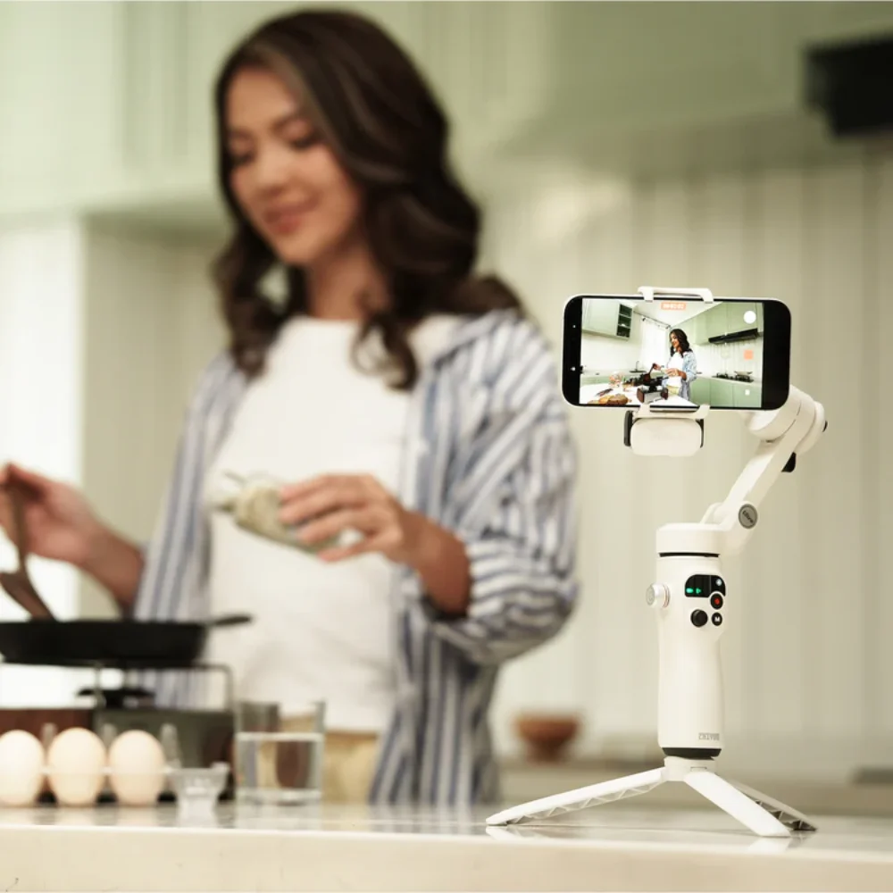Gimbal Điện Thoại Zhiyun Smooth Q5 Theo Dõi AI Thông Minh, Điều Khiển Bằng Giọng Nói, Cử Chỉ Chính Hãng