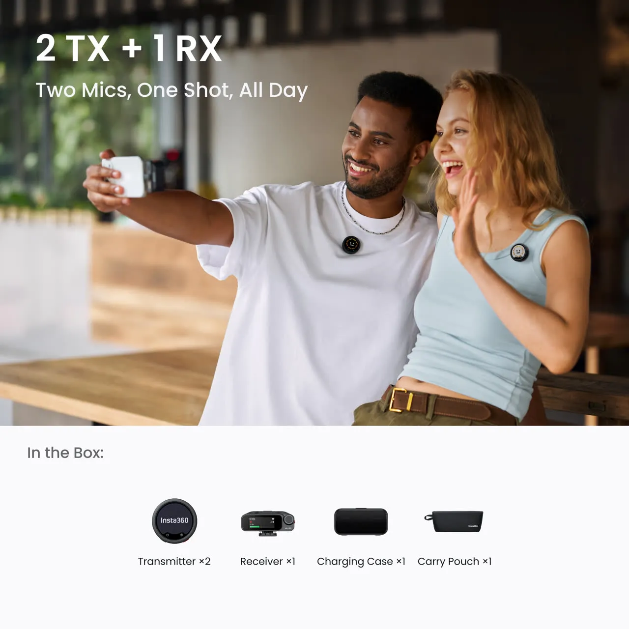 Insta360 Mic Pro (2TX+1RX)