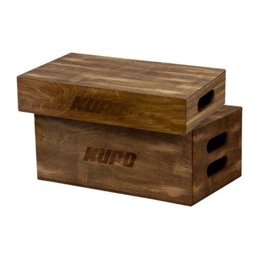 KUPO Brown Stained Apple Box Set Half And Full Size – KAB-048-BST