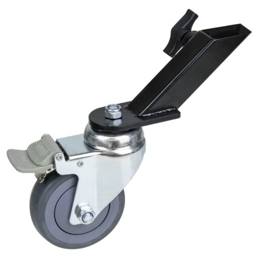 KUPO Dia. 100mm (4″) Caster W/25mm Square Speed Adapter (Set of 3) – KC-100M
