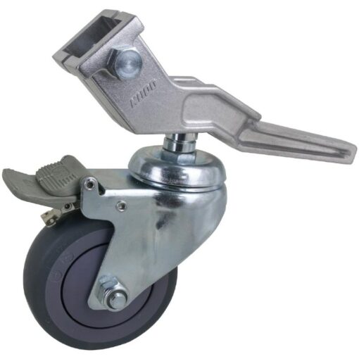 KUPO Dia. 100mm (4″) Caster W/30mm Square Adapter (Set of 3) – KC-100G