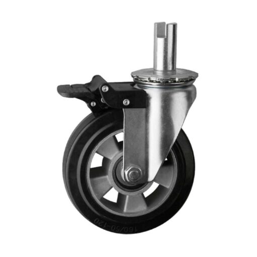 KUPO Dia. 152mm (6″) Caster W/Brakes (Set of 3) – KC-160C