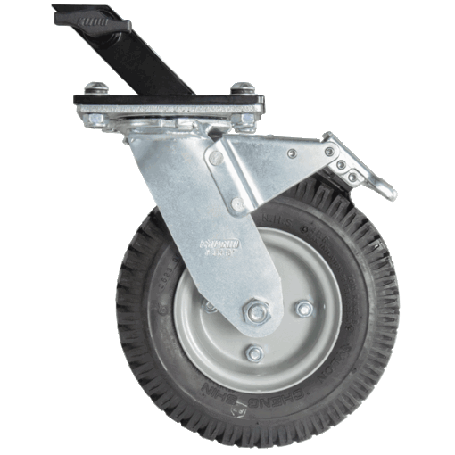 KUPO Dia. 215mm (8″) Pneumatic Wheel W/Square Speed Adapter (Set of 3) – KC-215S