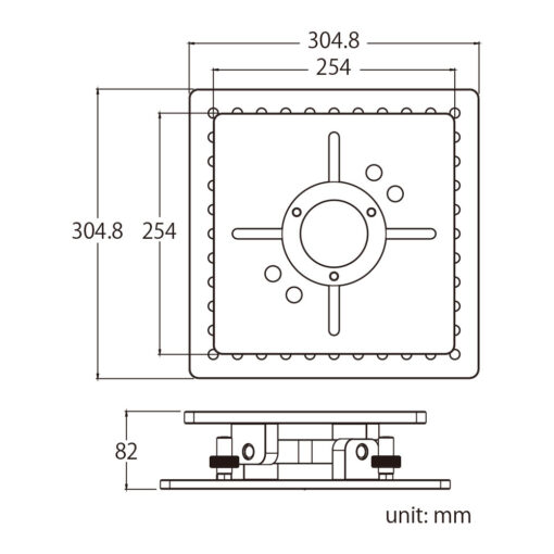 KUPO Mitchell 4 Way Leveling Camera Mount – KSC-170