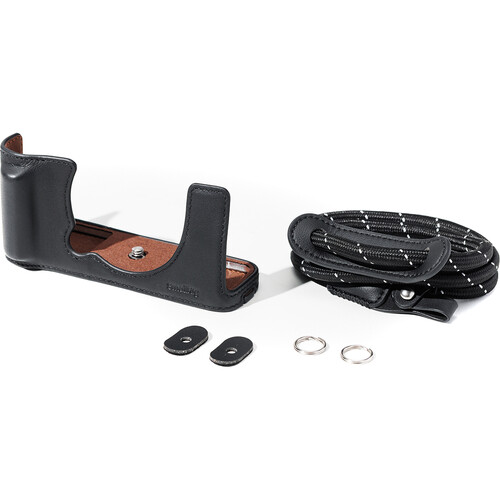 Khung SmallRig Leather Half Case Kit cho máy ảnh FUJIFILM X-E5 (màu đen) - 5450