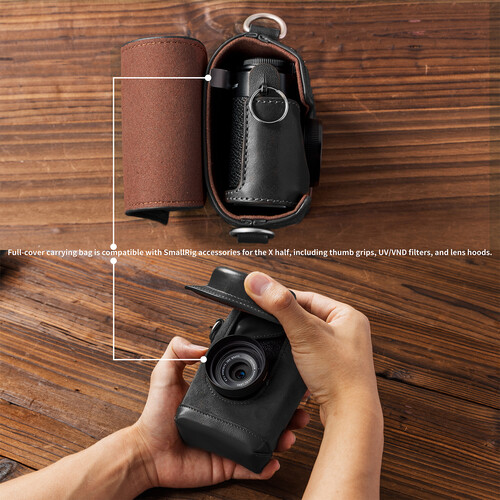 Leather Case Kit cho máy ảnh FUJIFILM X half - (màu đen) 5219