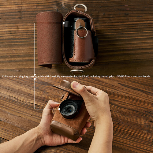 Leather Case Kit cho máy ảnh FUJIFILM X half - (màu nâu) 5218