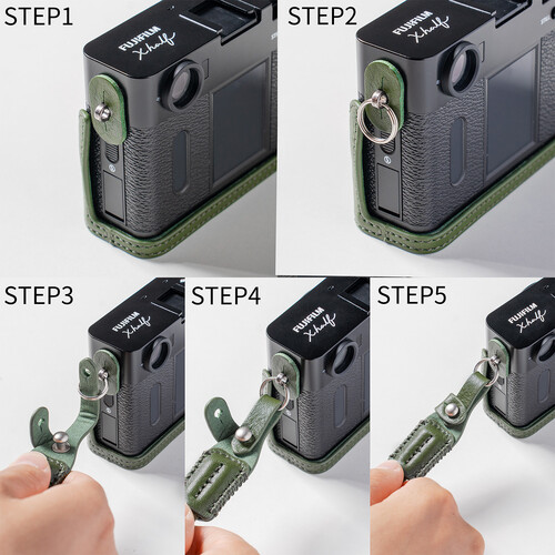 Leather Case Kit cho máy ảnh FUJIFILM X half - (màu xanh) 5220