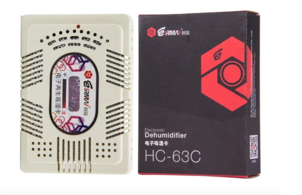 Máy Hút Ẩm Điện Tử Eirmai HC-63C Công Suất 16W, Có Thể Tái Sử Dụng Thiết Bị Bảo Quản Máy Ảnh, Ống Kính- Chính Hãng