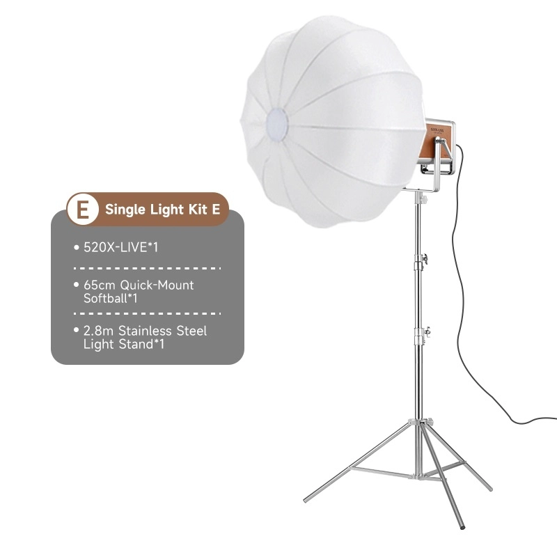 Miaotu LIVE-520X Professional 520W Bi Color 2700-6500K - CRI>97