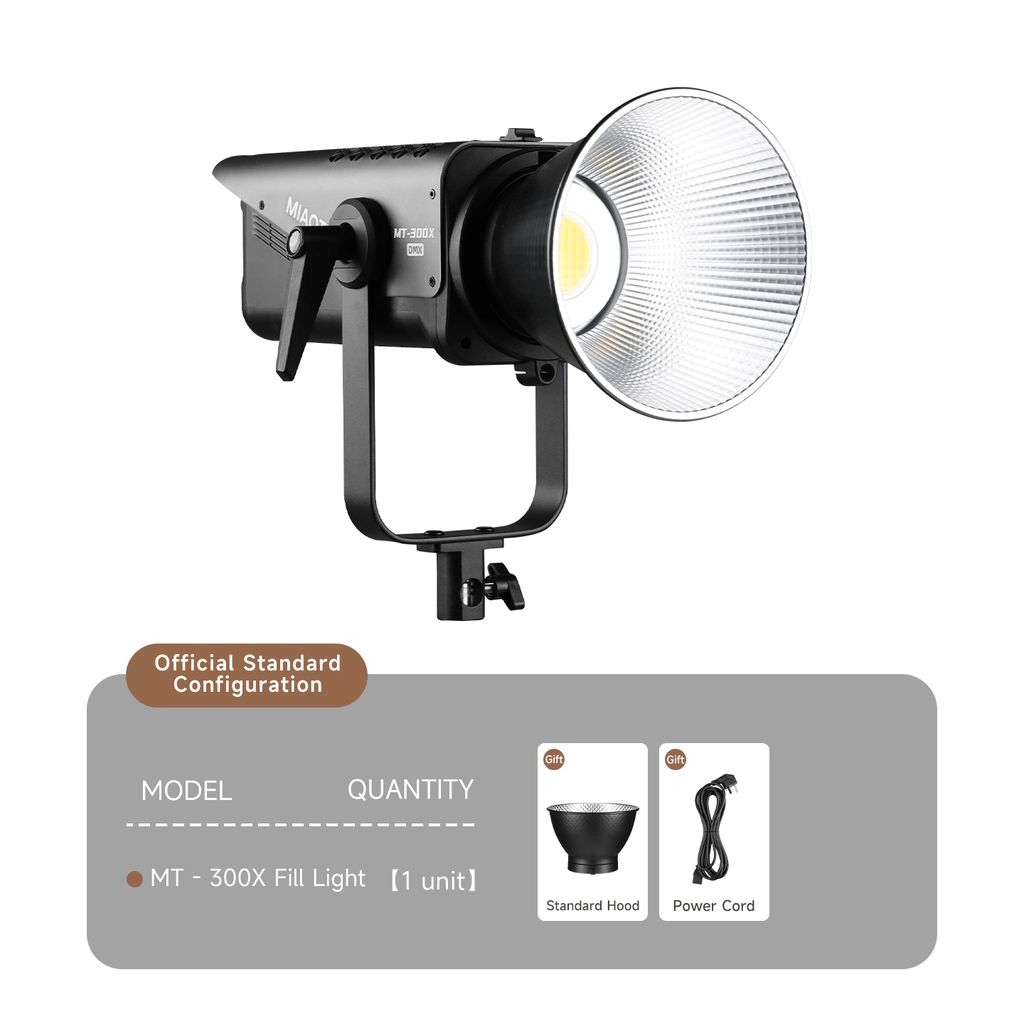 Miaotu MT-300B DMX Professional 300W Bi Color 2700-6500K