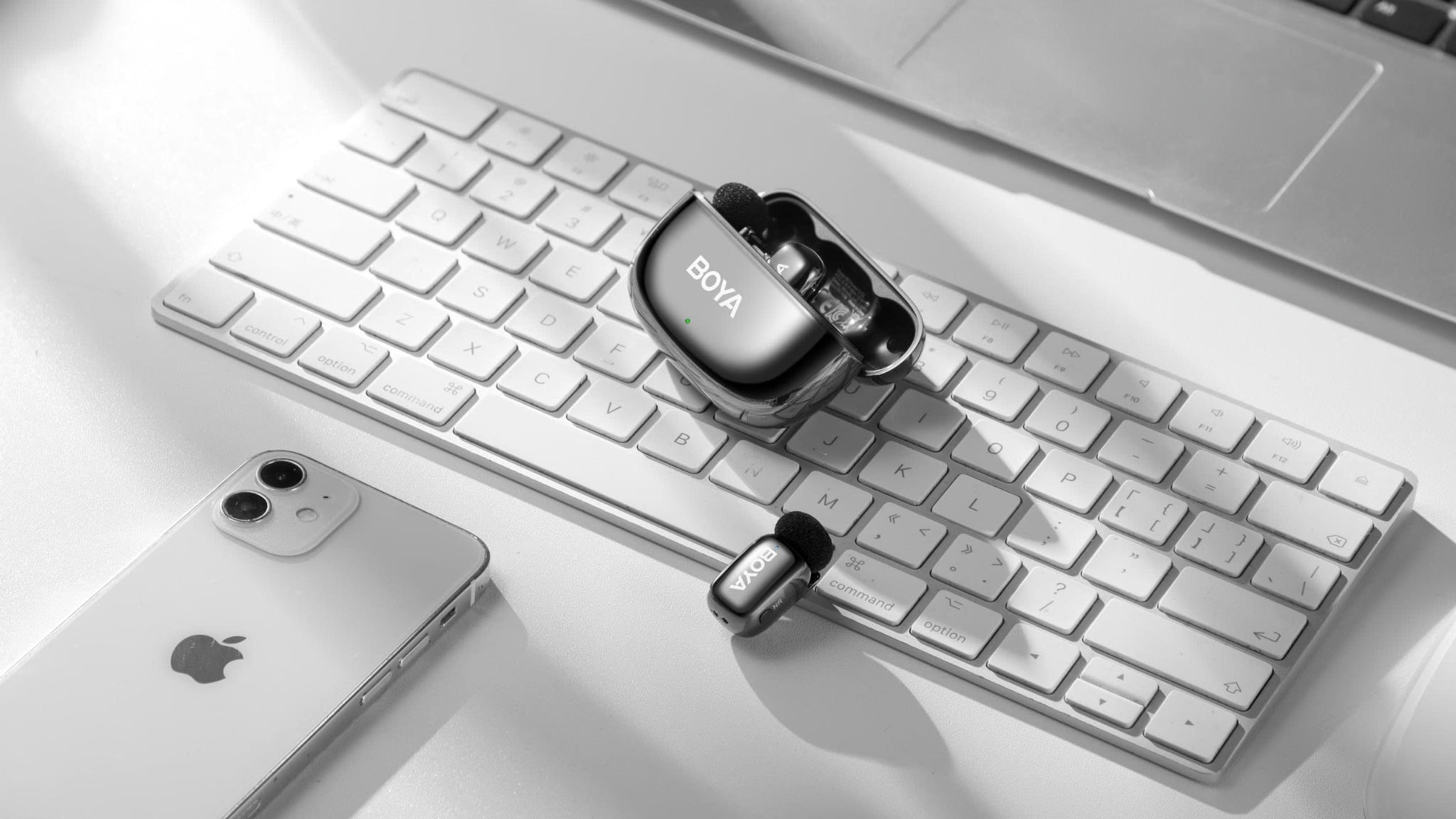 Micro Không Dây BOYA Mini 2 Chống Ồn AI Siêu Nhỏ Gọn