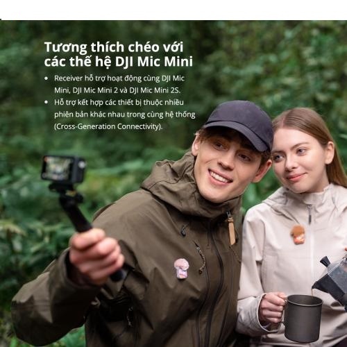 Microphone DJI Mic Mini 2S (1 TX + 1 Mobile RX + Charging Case) - Chính hãng