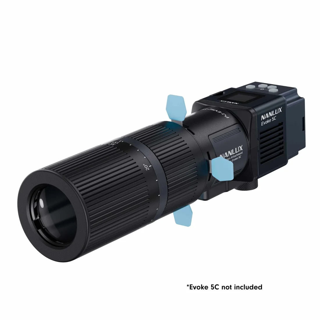 Nanlux Projection Attachment 15°–35° for Evoke 5C