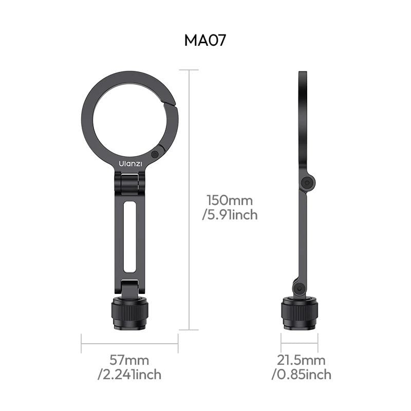 Ngàm Kẹp Điện Thoại Từ Tính Maglock Ulanzi MA07 Chính Hãng