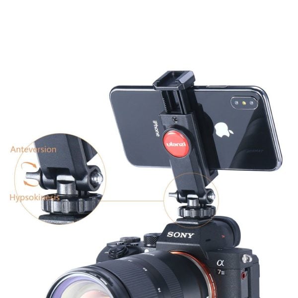 Ngàm Kẹp Điện Thoại ULANZI ST-60S Xoay 360 Độ Chính Hãng