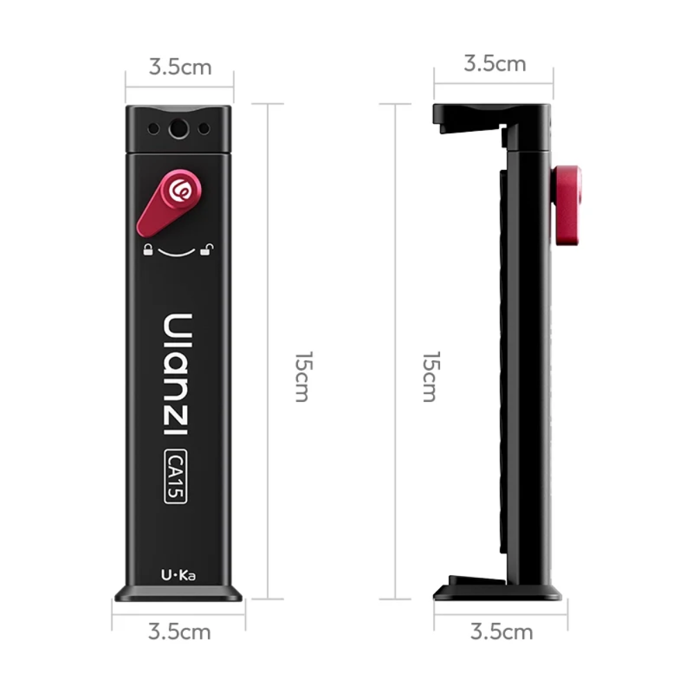 Ngàm Kẹp Máy Tính Bảng, iPad Ulanzi CA15 Chất Liệu Hợp Kim Nhôm Chính Hãng