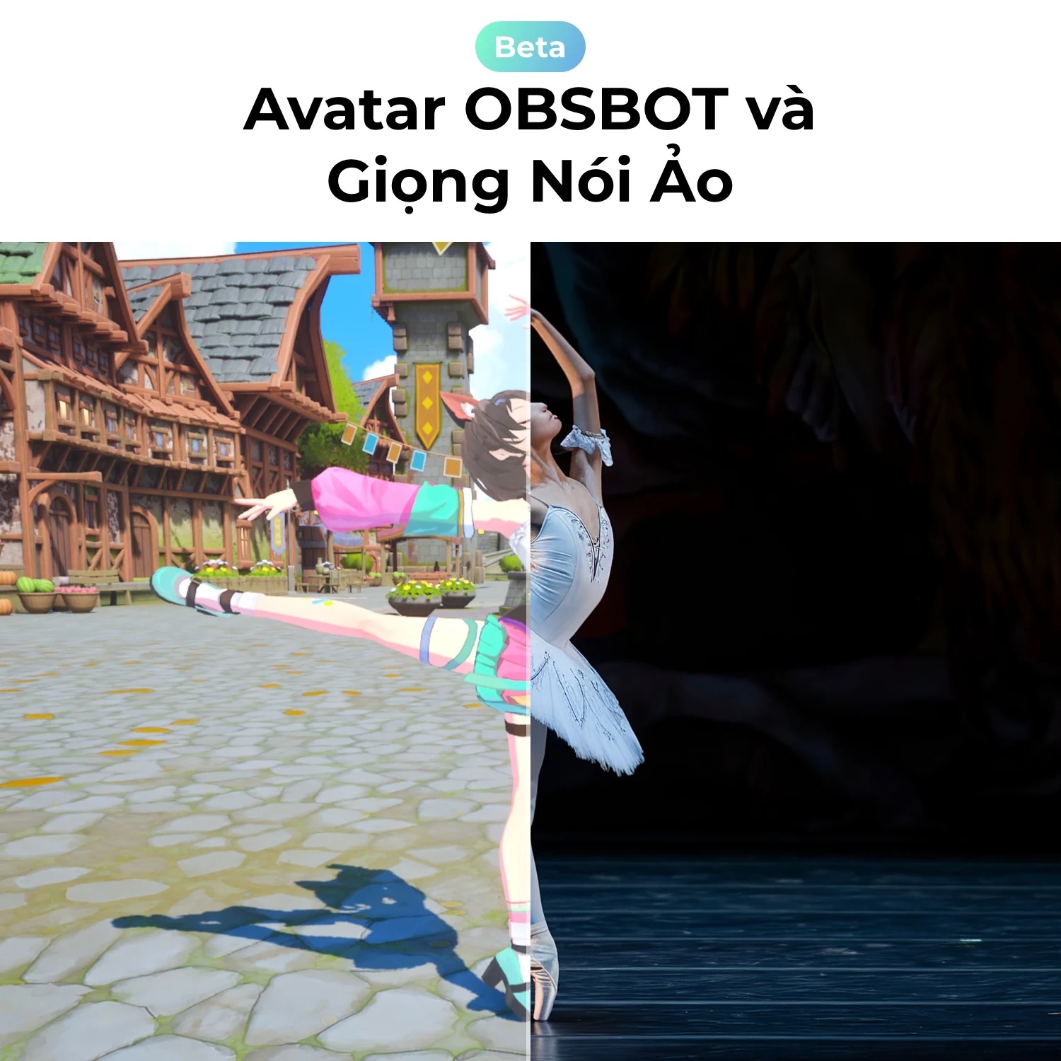 OBSBOT Tiny 3 AI-Powered PTZ 4K Webcam - bảo hành chính hãng 12 tháng