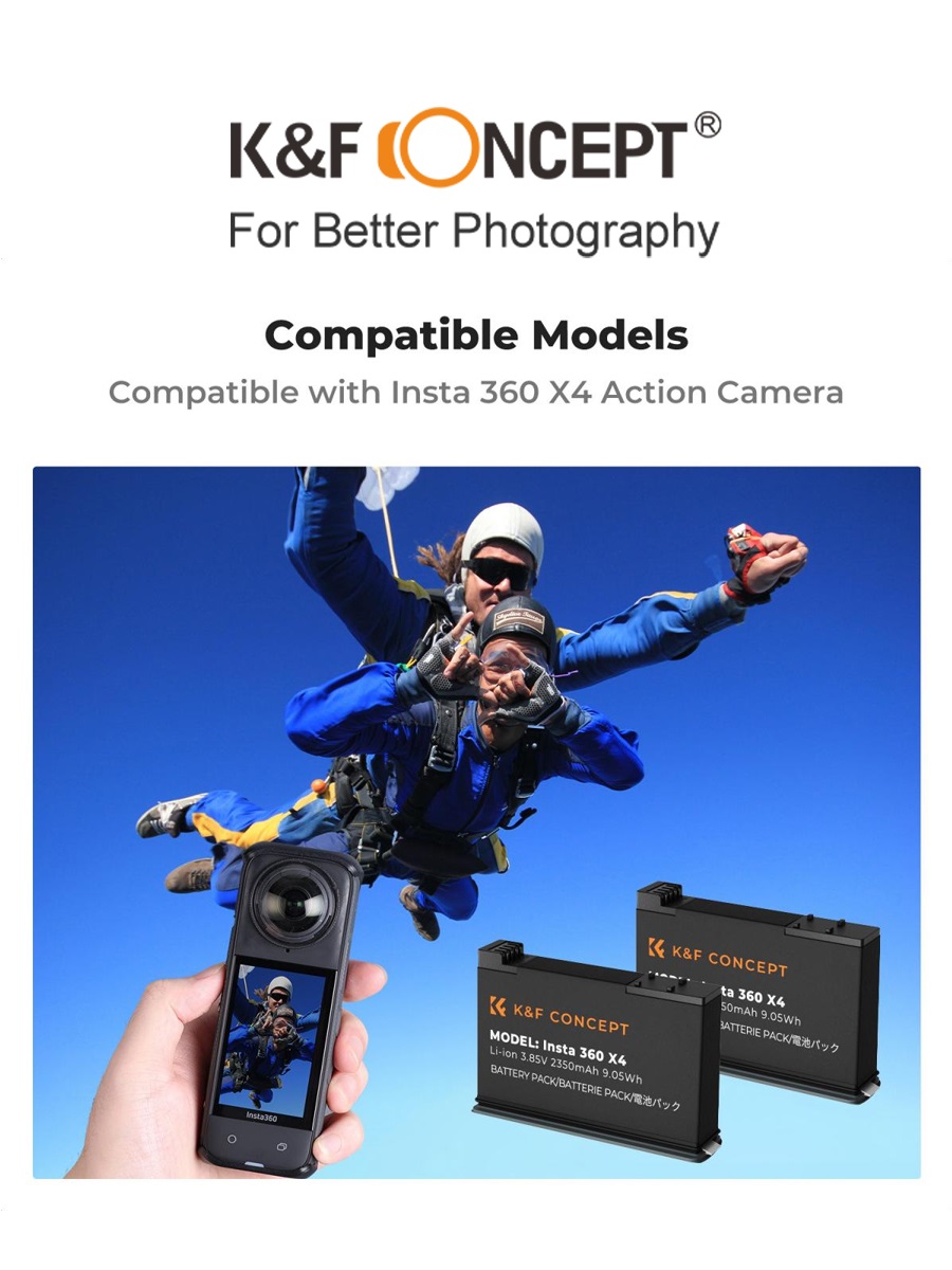 Pin Action Cam Insta360 X4 | KF28.0050