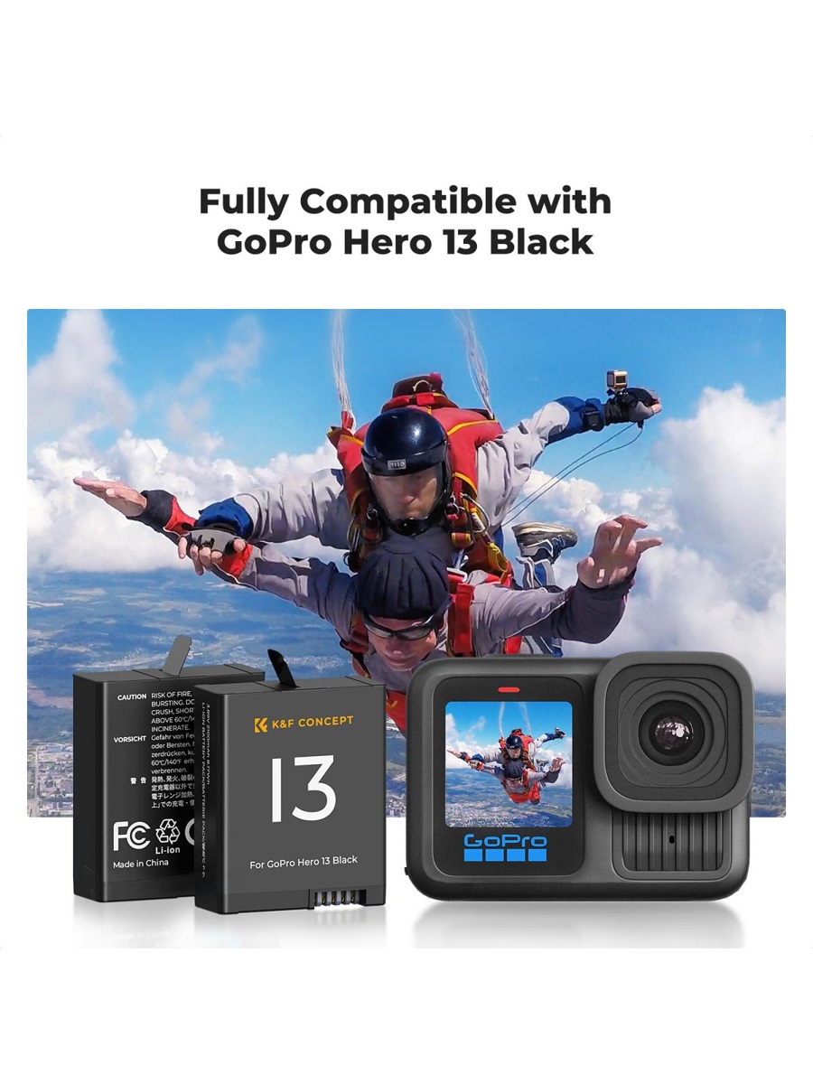Pin K&F CONCEPT GOPRO HERO 13 | KF28.0087