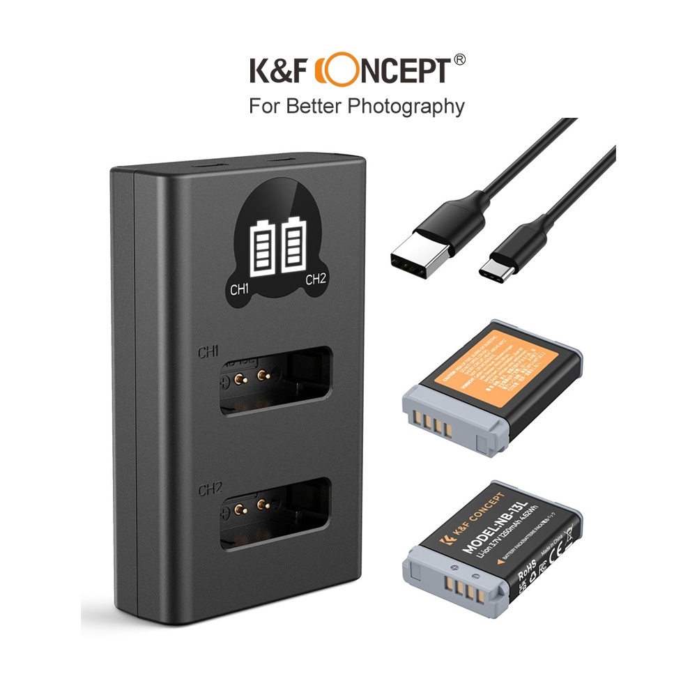 Pin máy ảnh K&F CONCEPT NB-13L
