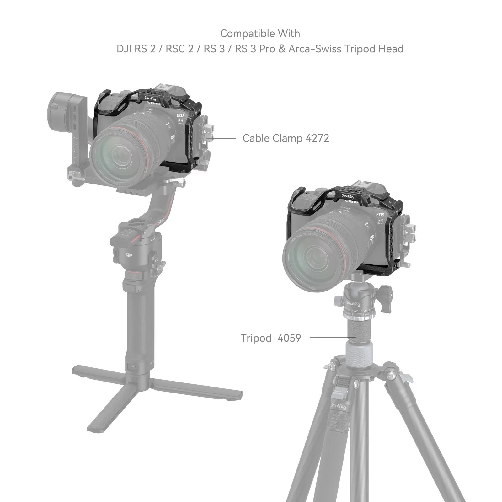 SMALLRIG “Black Mamba” Cage for Canon EOS R6 III R6 II 4161