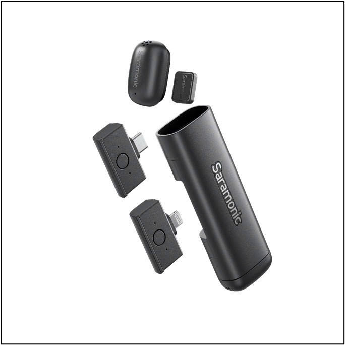 Saramonic AIR SE - Microphone Không Dây Cầm Tay Và Cài Áo Tích Hợp Trí Tuệ Nhân Tạo (AI)