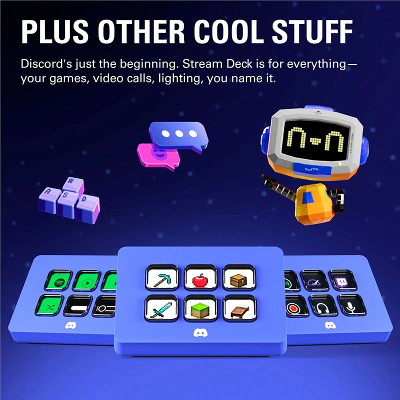 Thiết bị Stream Elgato StreamDeck Mini Discord Edition 6 Phím Lập Trình 10GAI9931