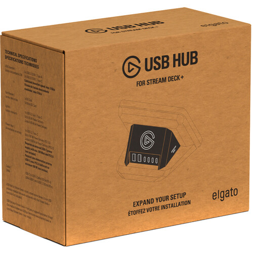 Thiết bị mở rộng cổng kết nối Elgato USB Hub for Stream Deck +/10GBN9901